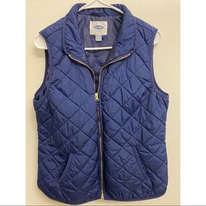 Old Navy - Navy blue quilted vest